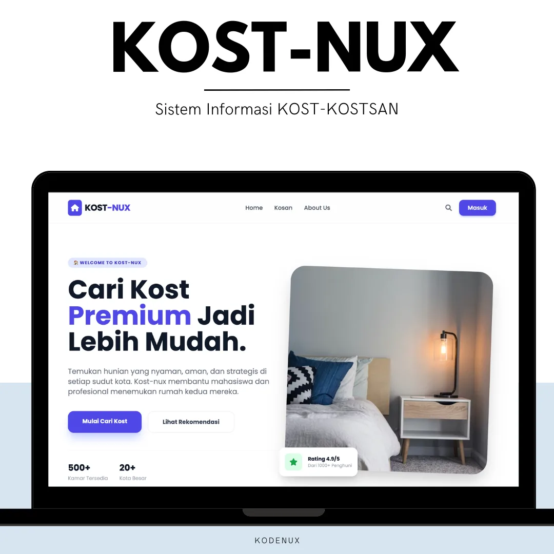 Sistem Informasi Manajemen Kos Modern: Referensi Project PHP dan Tailwind CSS