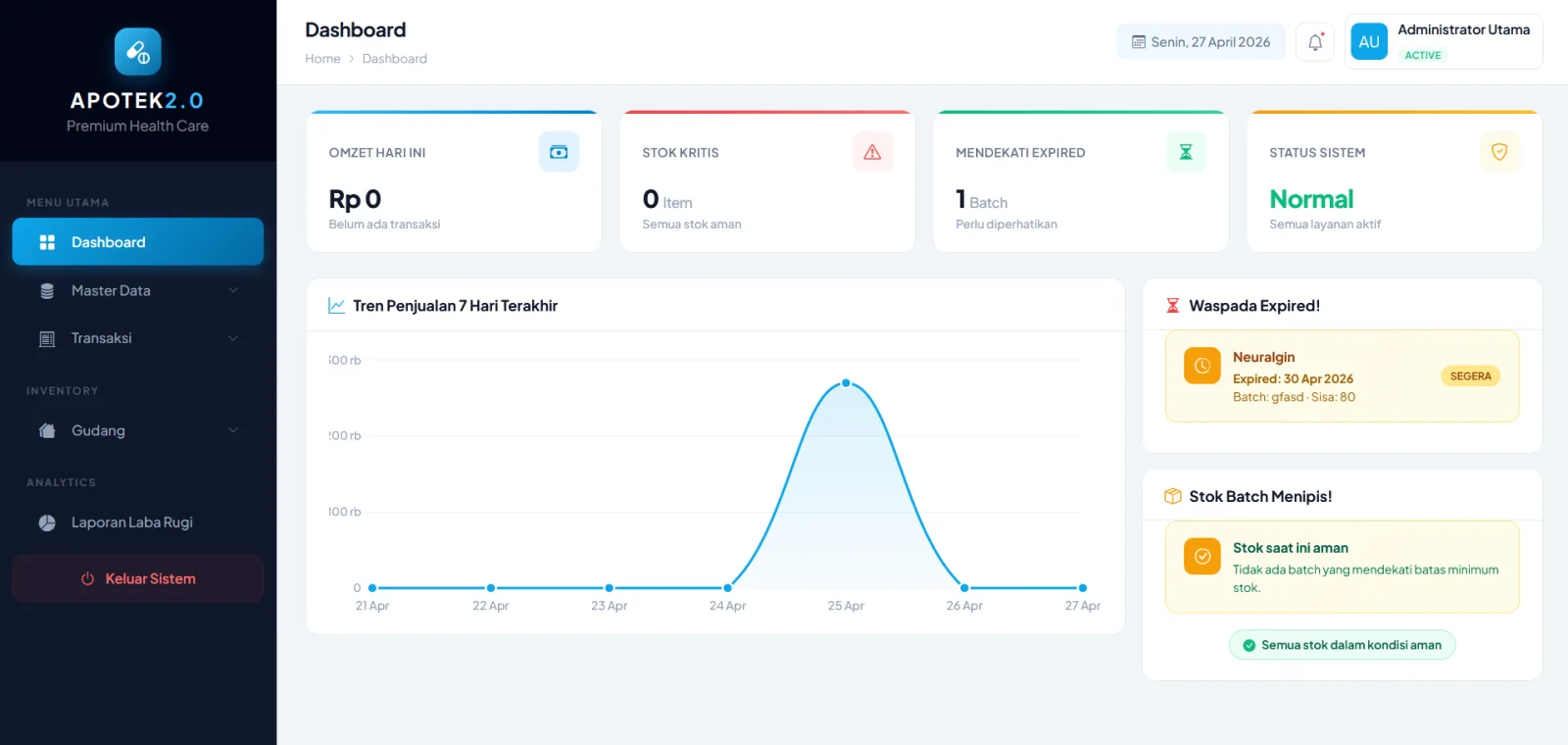 Aplikasi Apotek Luxury