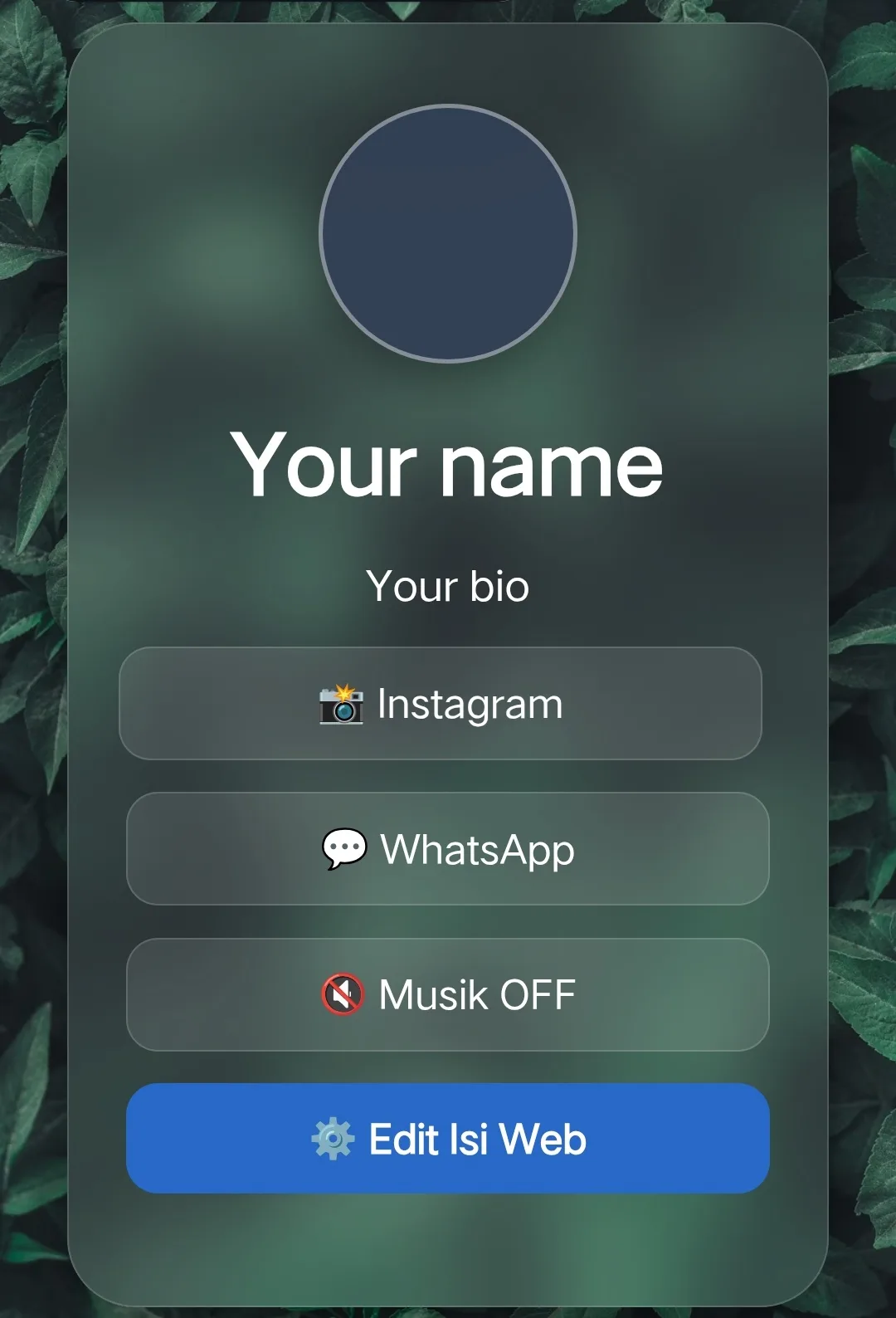 Web template