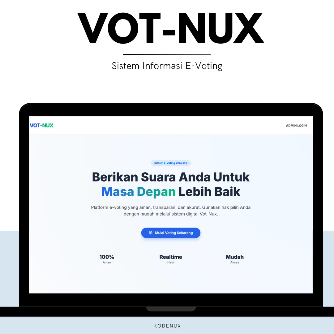 Sistem Pemungutan Suara Digital & E-Voting Modern