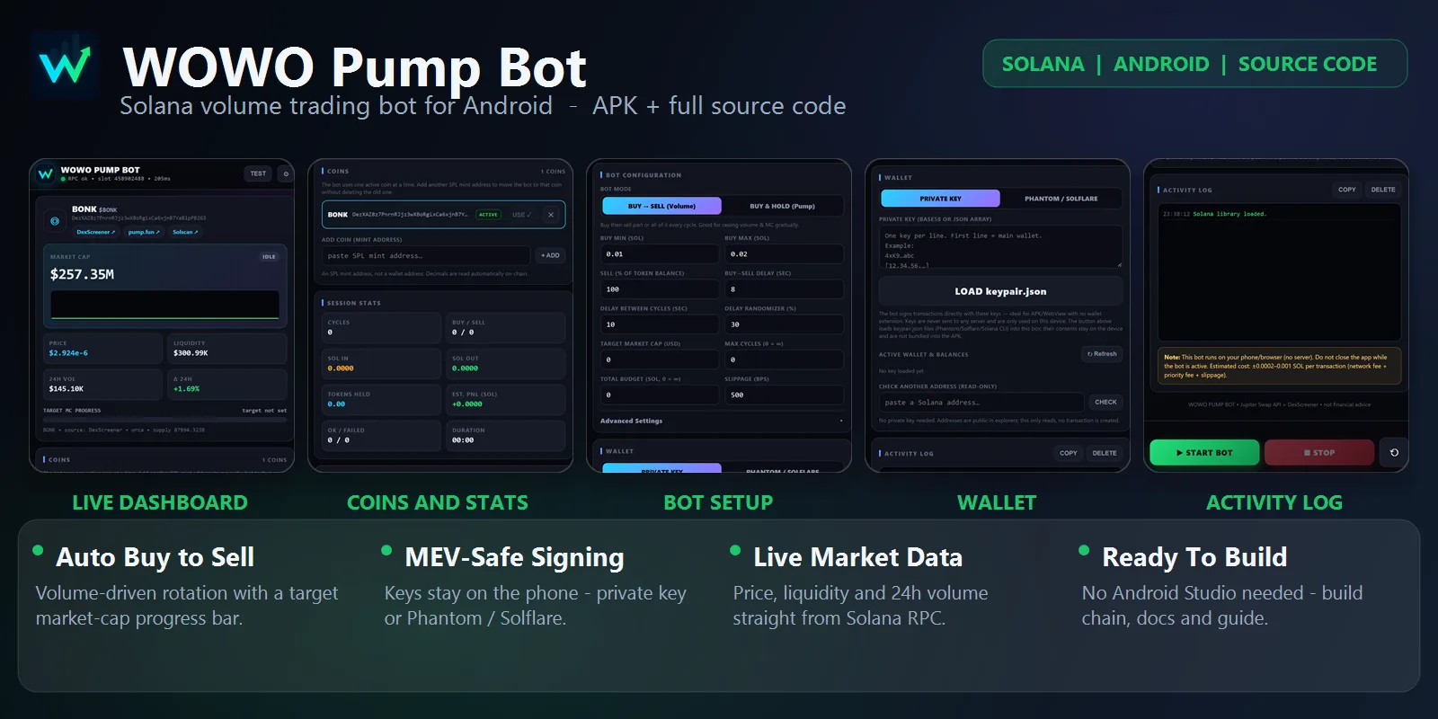 WOWO Pump Crypto Volume & Market Cap Booster for All Crypto