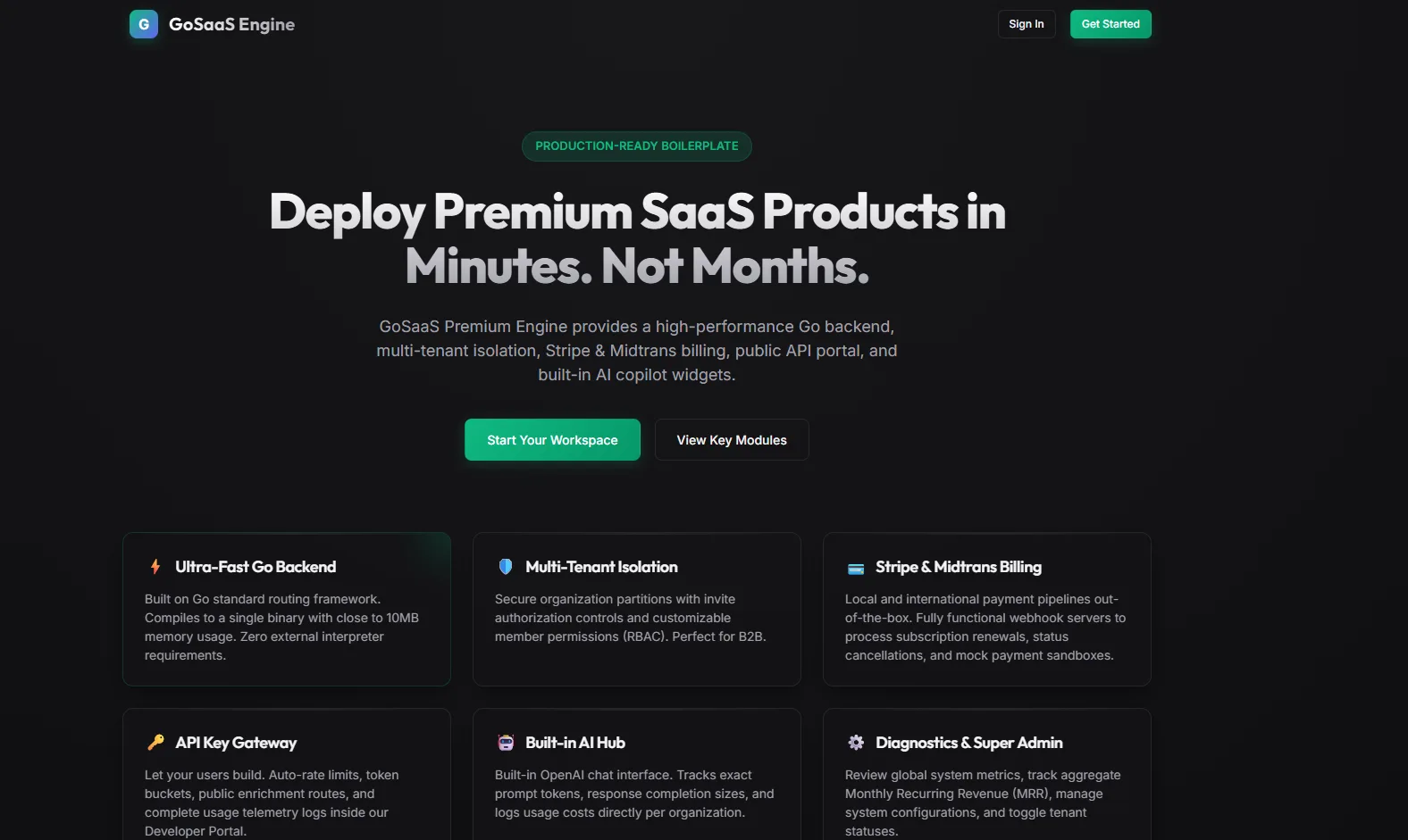  GoSaaS Premium Engine