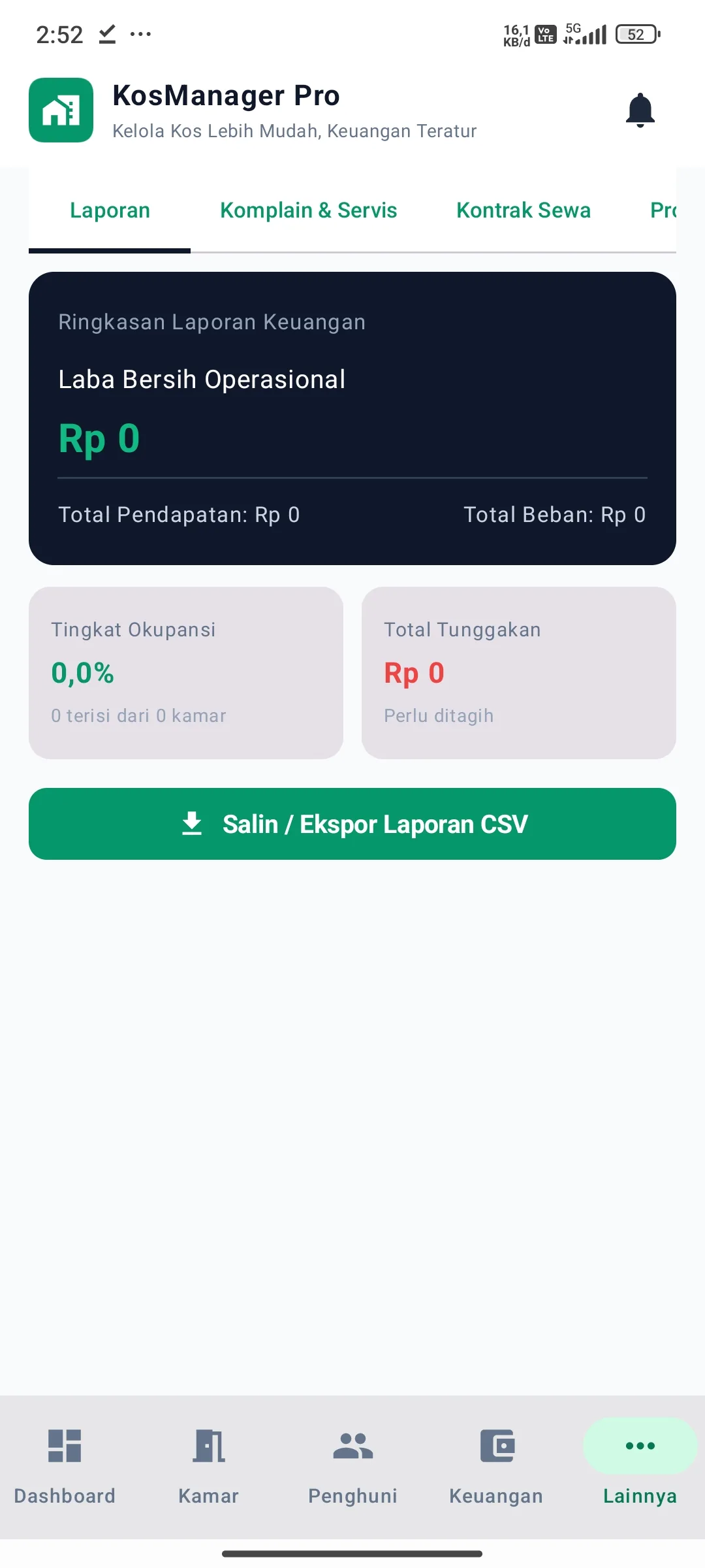 KosManager  – Aplikasi Manajemen Kos Android