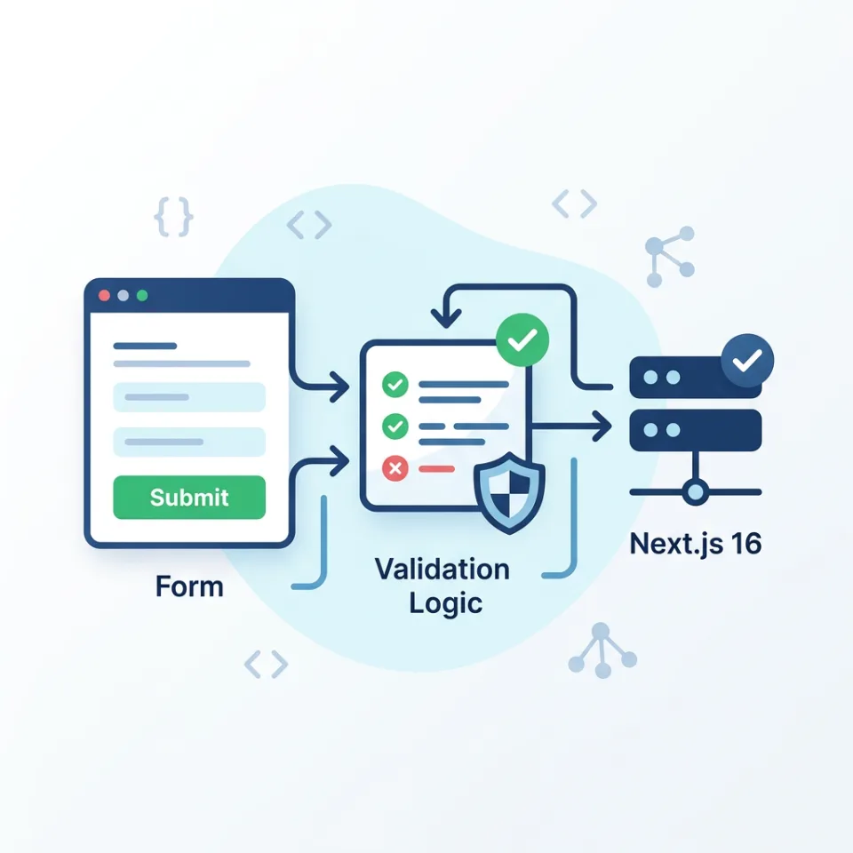 Form Validation di Next.js 16 dengan Zod dan React Hook Form