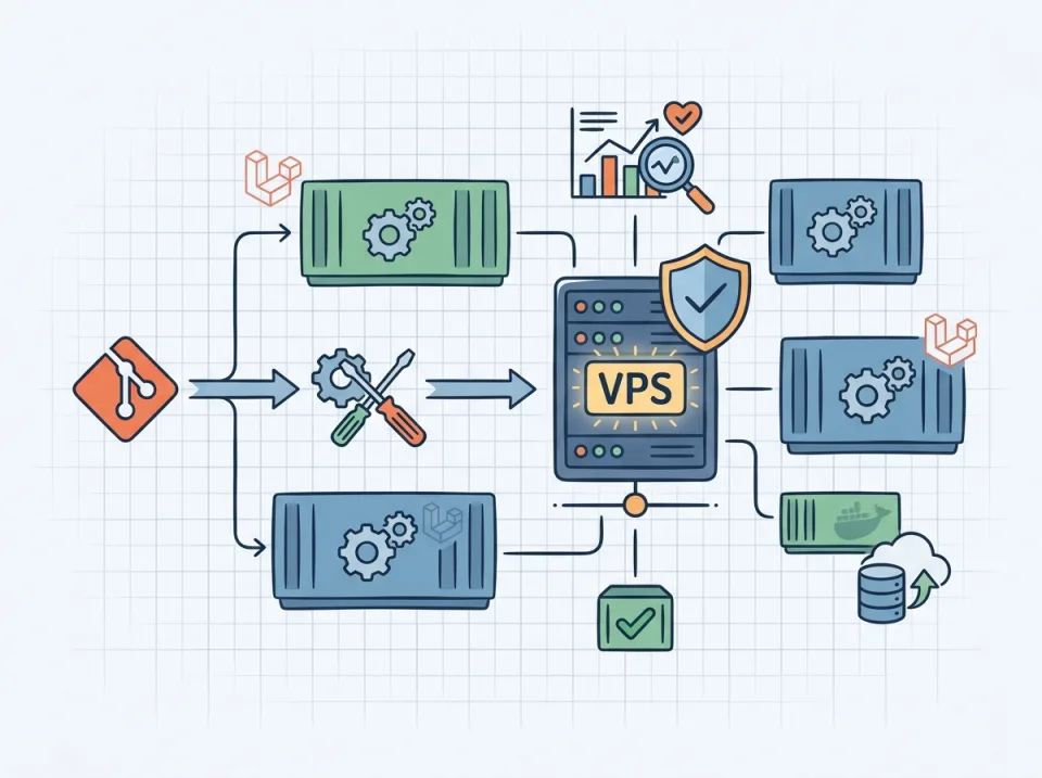 Part 4: Hardening, Monitoring, dan CI/CD Laravel Docker di VPS