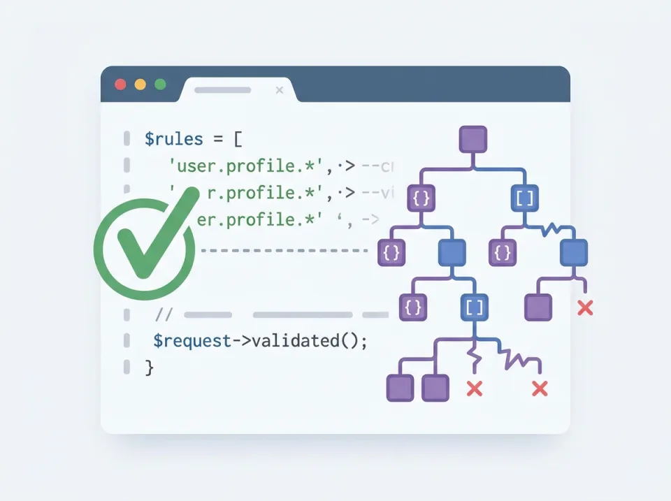 Laravel Form Request Lolos Validasi, Tapi Data Nested Masih Rusak