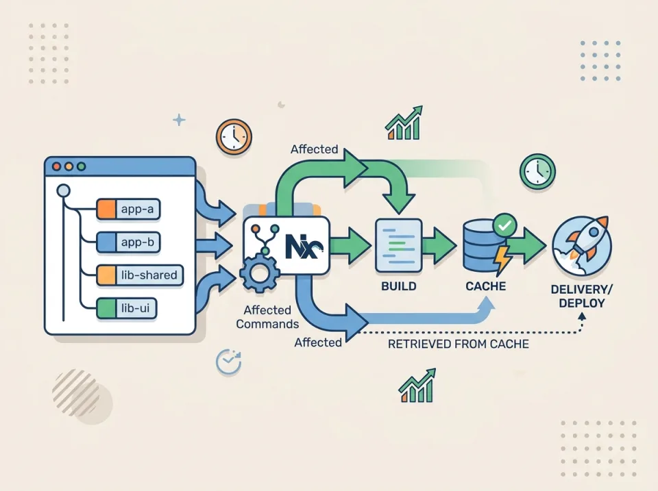 CI Monorepo dengan Nx: Cache, Affected Build, dan Pipeline Cepat