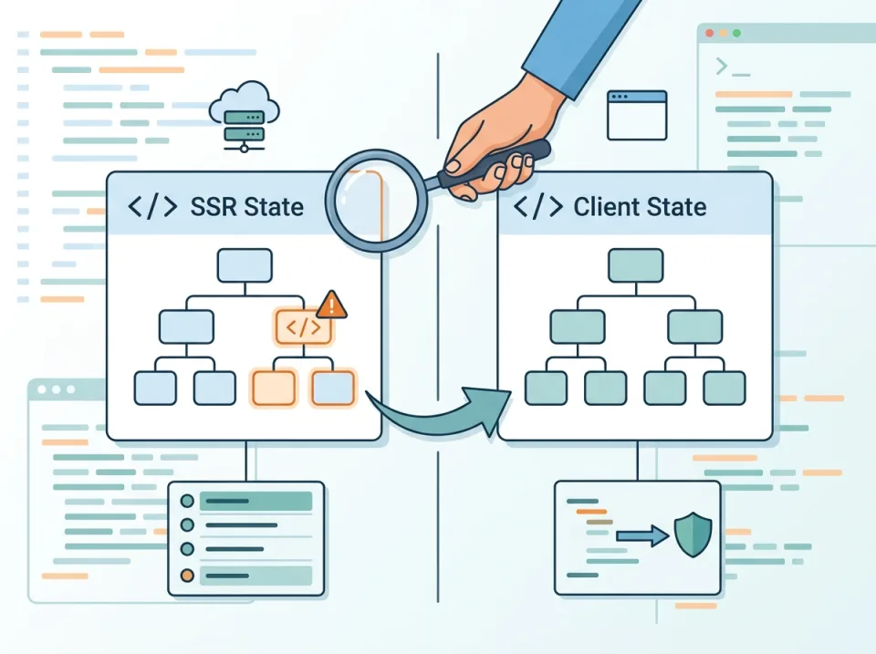 Debugging Hydration React: Sinkronisasi State SSR dan Client