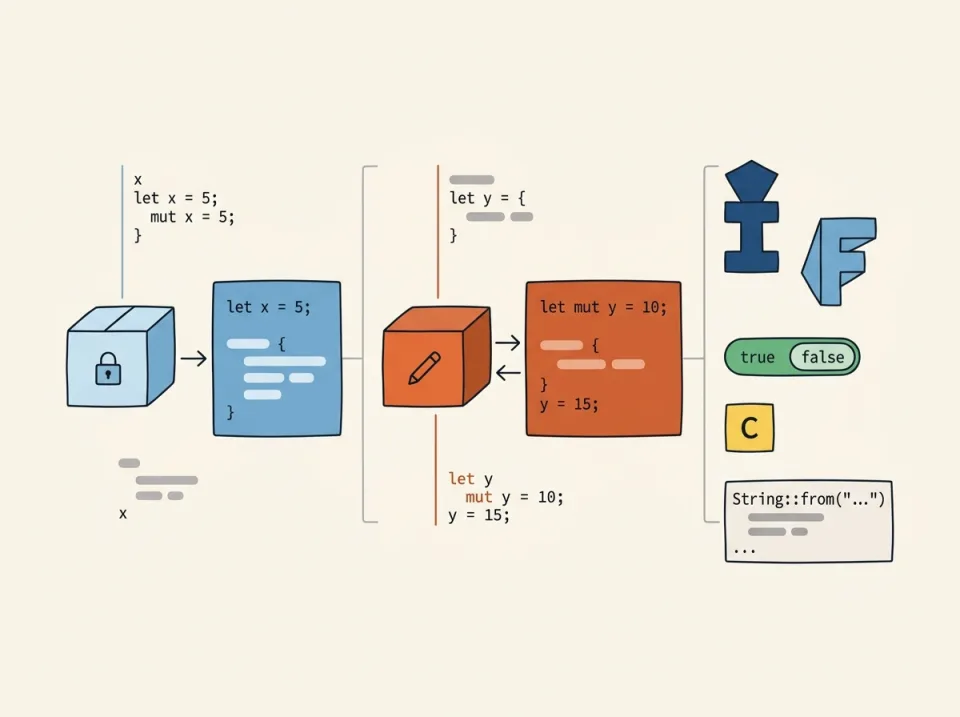 Variabel, Mutabilitas, dan Tipe Data Dasar di Rust