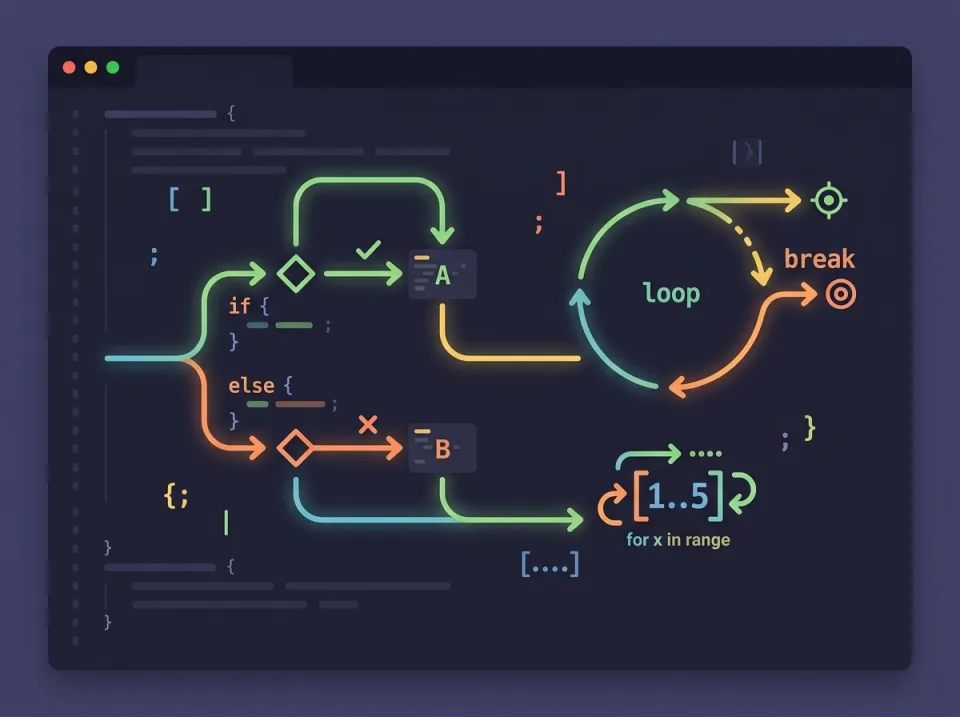 Memahami Percabangan dan Perulangan Dasar di Rust