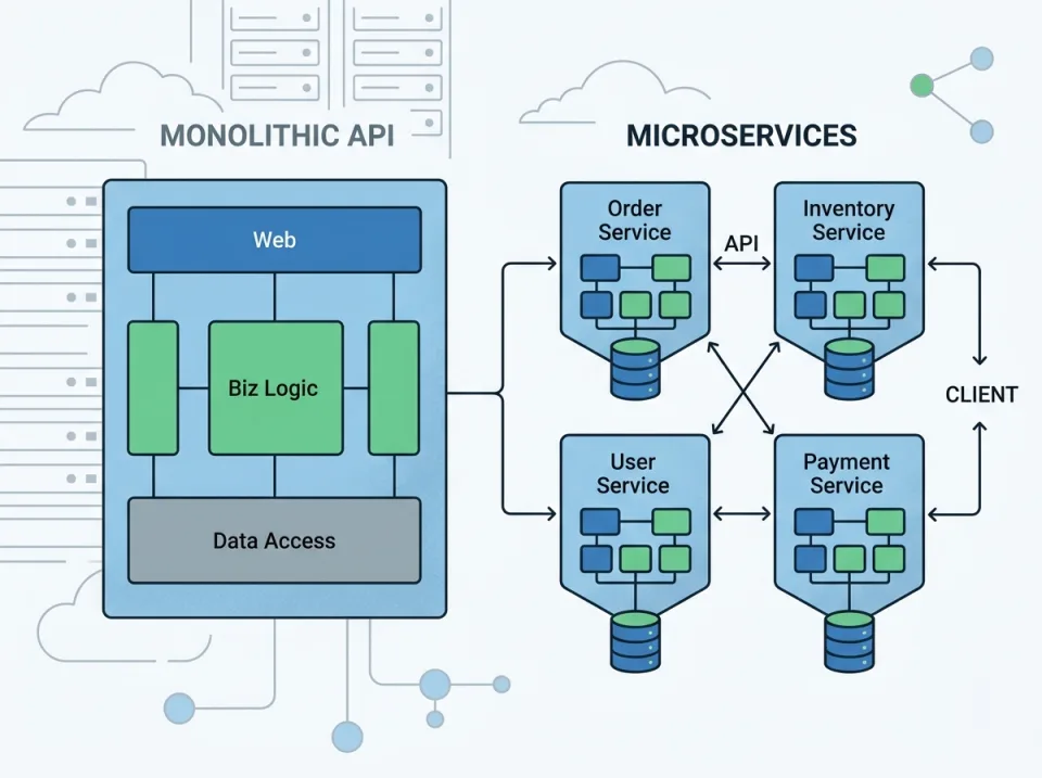 Trade-off Operasional Mikroservis vs Monolit untuk Layanan Baru