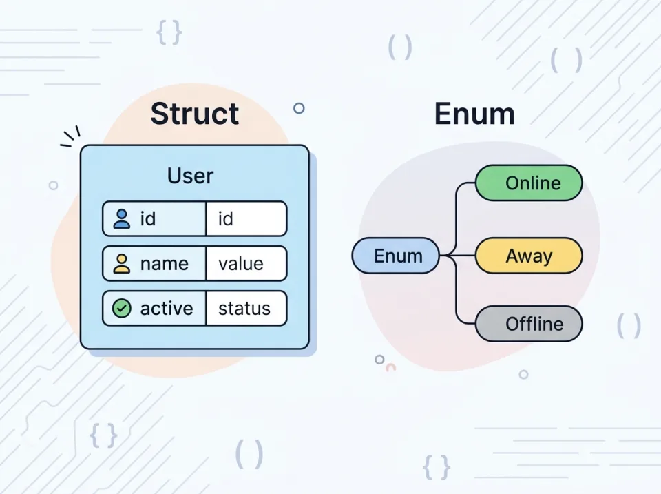 Struct dan Enum Rust Dasar untuk Pemula
