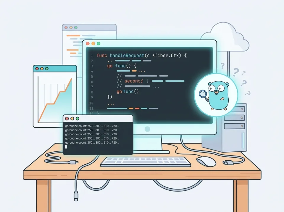 Studi Kasus Debugging Backend: Memory Leak Goroutine di Go Fiber