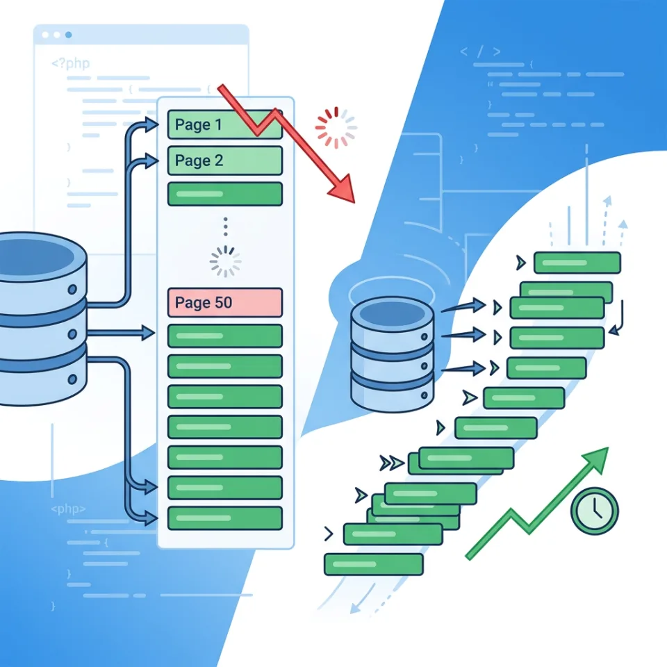 API Laravel Lambat karena Offset Pagination Besar? Studi Kasus dan Solusi Cursor Pagination