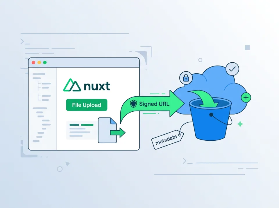 Upload File Aman di Nuxt 3 ke S3 atau Cloud Storage