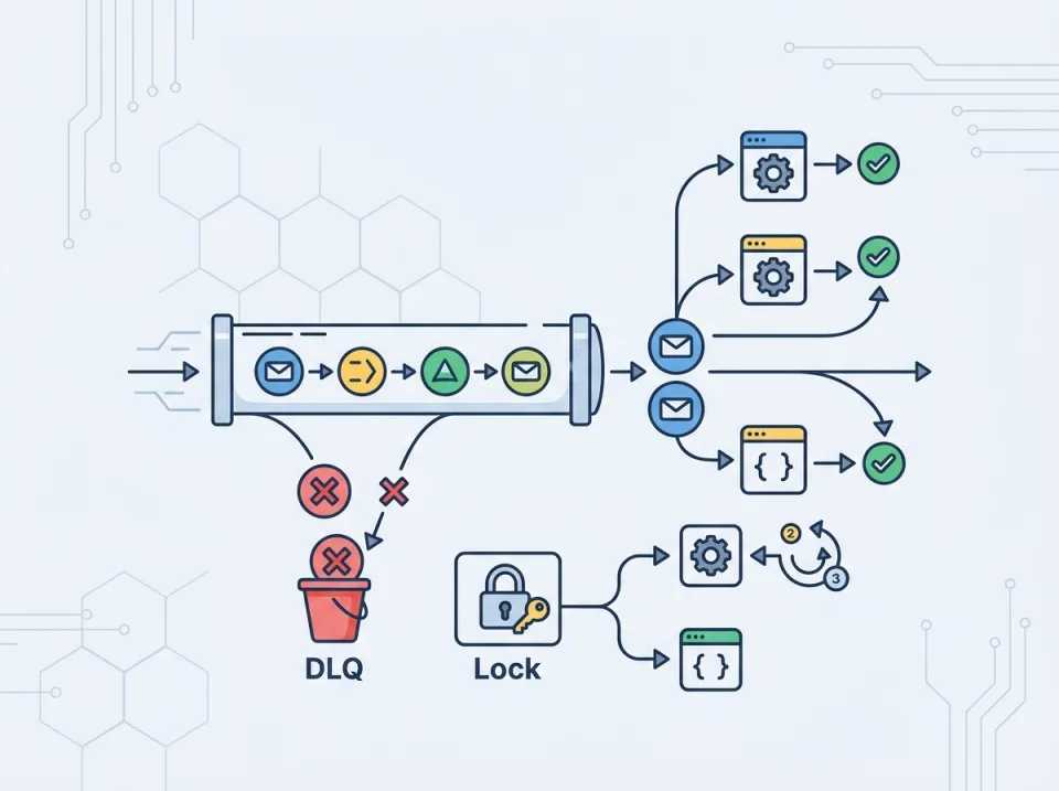 At-Least-Once Queue: Idempotensi, DLQ, dan Lock Worker di Sistem Terdistribusi