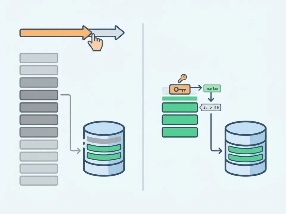 Keyset Pagination vs OFFSET untuk Query Feed yang Makin Lambat