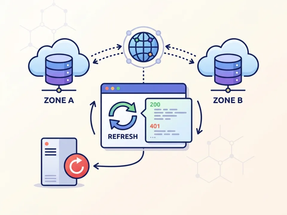 Kontrak API Token Refresh untuk Retry dan Konsistensi Lintas Zona