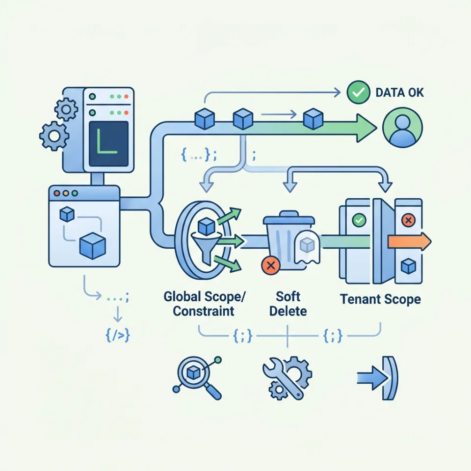 Route Model Binding Laravel Salah Ambil Data karena Global Scope, Soft Delete, atau Scope Tenant