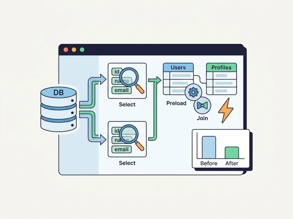 Optimasi Query GORM: Select, Preload, dan Custom Join
