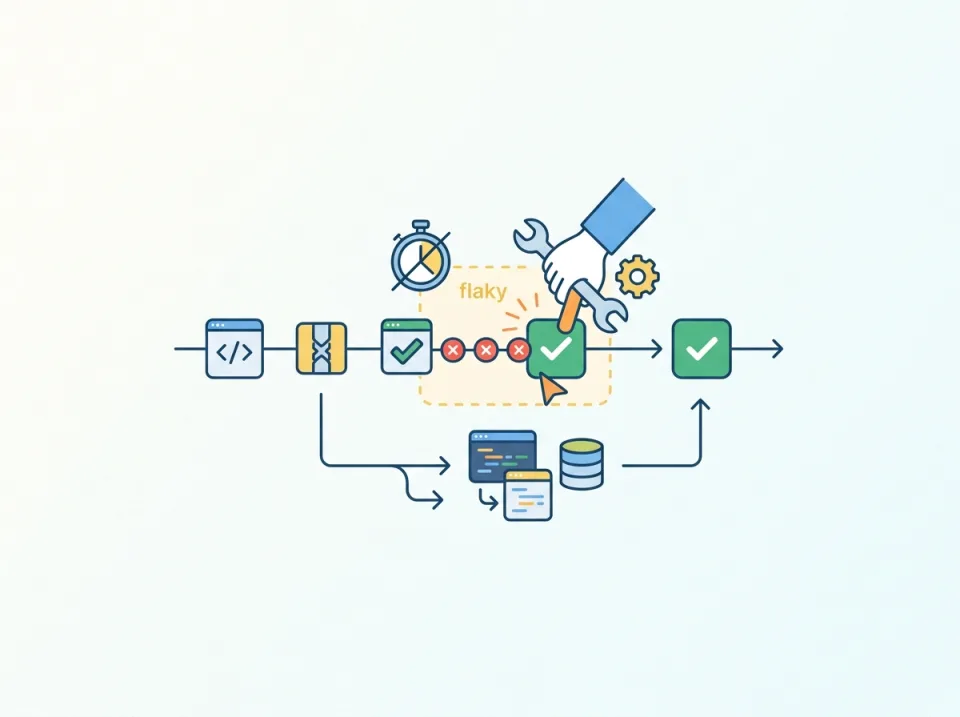 Cara Menstabilkan Flaky Test E2E di CI tanpa Menambah Timeout