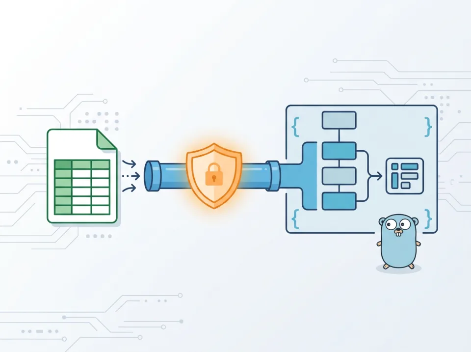 Import Excel via API di Go Fiber v3 dengan Streaming Aman