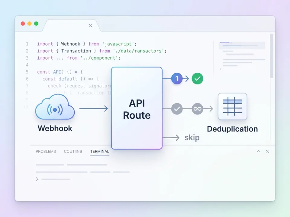 Kontrak API Idempoten di Next.js API Routes untuk Webhook