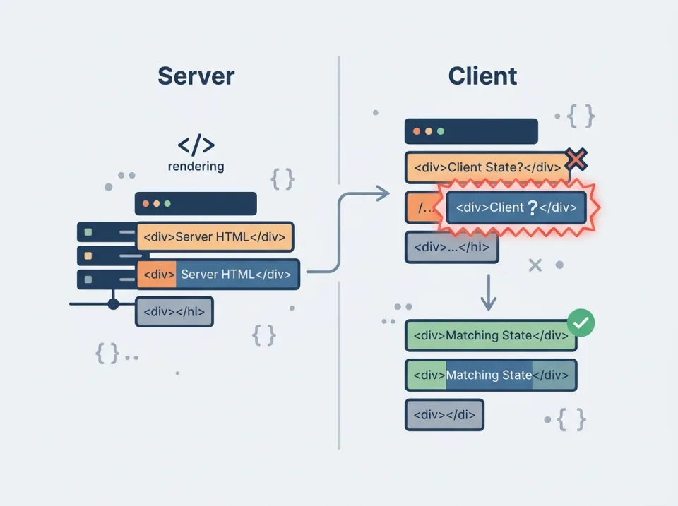 Debug State Hydration yang Memicu UI Flicker di SSR